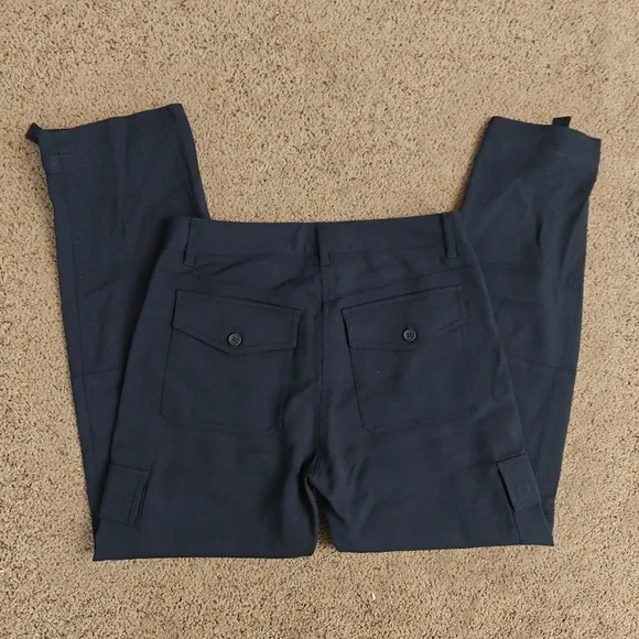 Theory Women's Cargo Navy Pants Jogger Size 00 - Picture 12 of 13